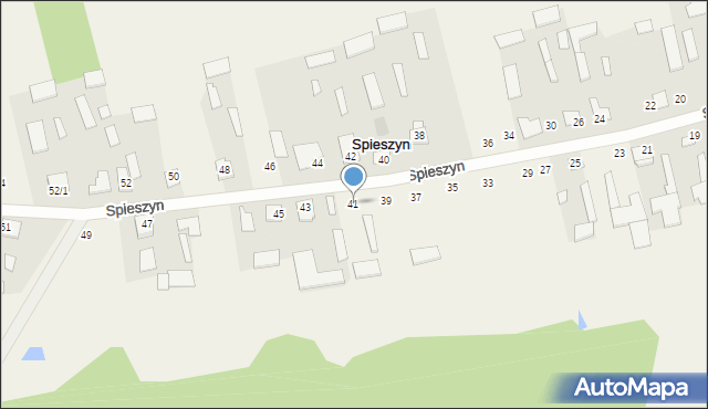 Spieszyn, Spieszyn, 41, mapa Spieszyn