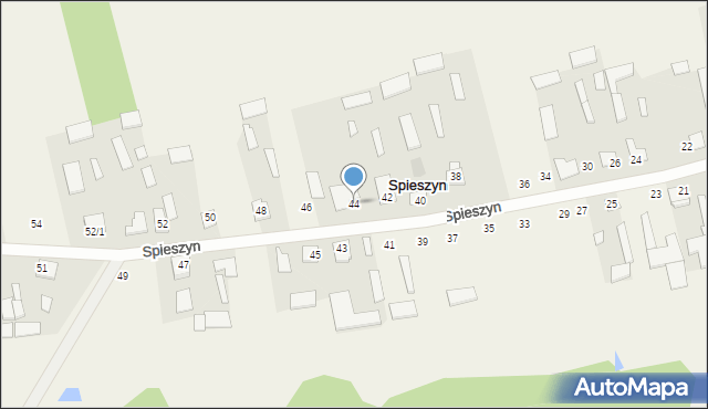 Spieszyn, Spieszyn, 44, mapa Spieszyn