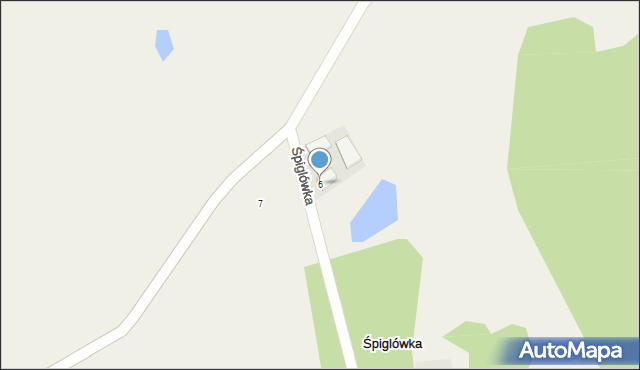 Śpiglówka, Śpiglówka, 6, mapa Śpiglówka