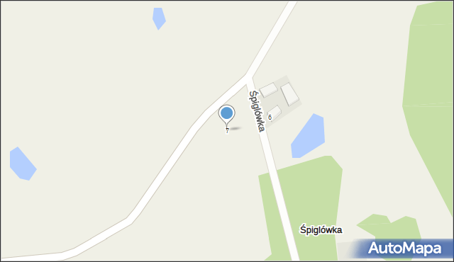 Śpiglówka, Śpiglówka, 7, mapa Śpiglówka