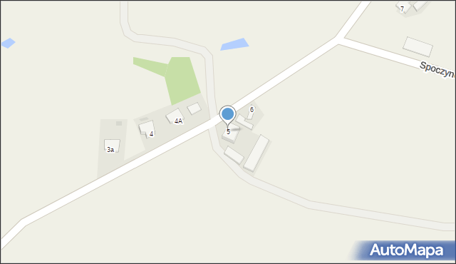 Spoczynek, Spoczynek, 5, mapa Spoczynek