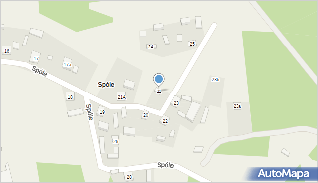 Spóle, Spóle, 21, mapa Spóle