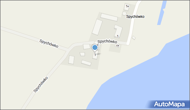 Spychowo, Spychówko, 3, mapa Spychowo