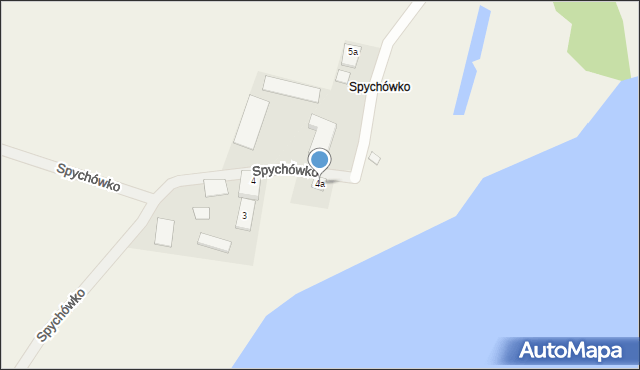 Spychowo, Spychówko, 4a, mapa Spychowo