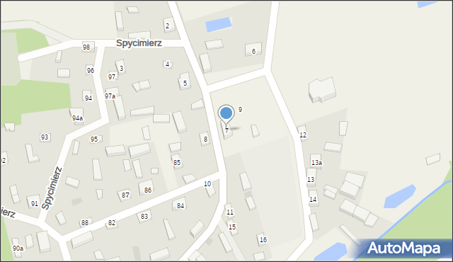 Spycimierz, Spycimierz, 7, mapa Spycimierz