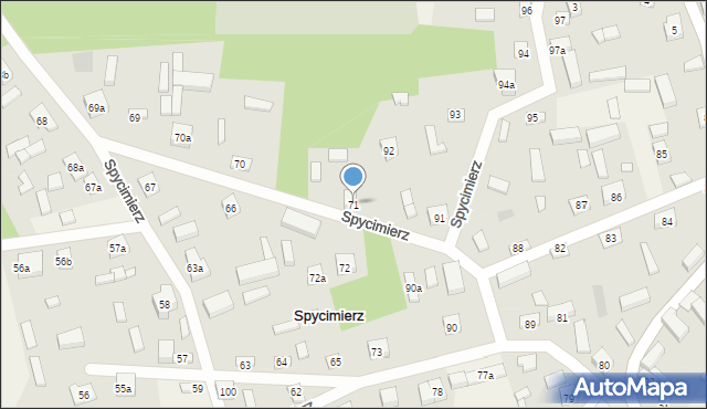 Spycimierz, Spycimierz, 71, mapa Spycimierz