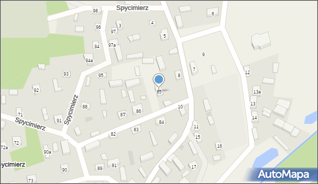 Spycimierz, Spycimierz, 85, mapa Spycimierz