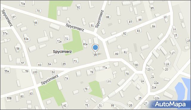 Spycimierz, Spycimierz, 90, mapa Spycimierz