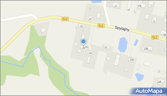 Spytajny, Spytajny, 21, mapa Spytajny