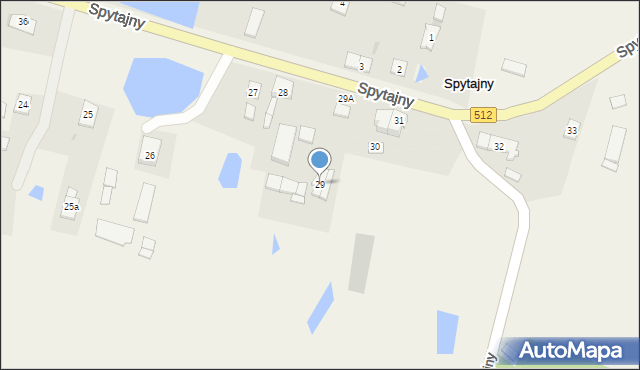 Spytajny, Spytajny, 29, mapa Spytajny