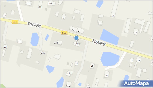 Spytajny, Spytajny, 36, mapa Spytajny