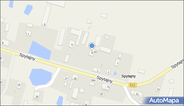 Spytajny, Spytajny, 4, mapa Spytajny