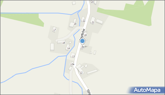 Spytków, Spytków, 15, mapa Spytków