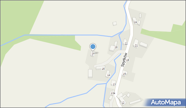 Spytków, Spytków, 17, mapa Spytków