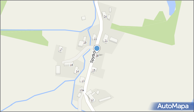 Spytków, Spytków, 18, mapa Spytków