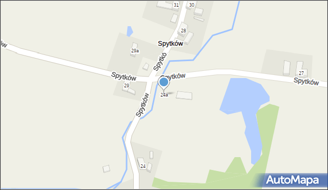 Spytków, Spytków, 24a, mapa Spytków