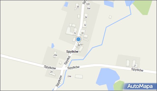 Spytków, Spytków, 28, mapa Spytków