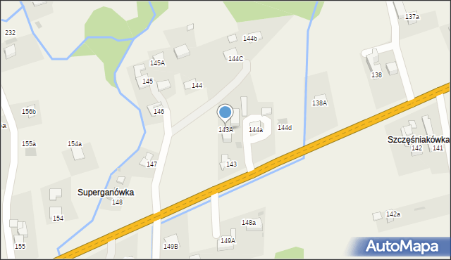 Spytkowice, Spytkowice, 143A, mapa Spytkowice