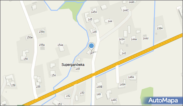 Spytkowice, Spytkowice, 147, mapa Spytkowice