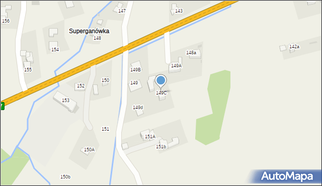 Spytkowice, Spytkowice, 149C, mapa Spytkowice