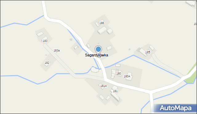 Spytkowice, Spytkowice, 184, mapa Spytkowice