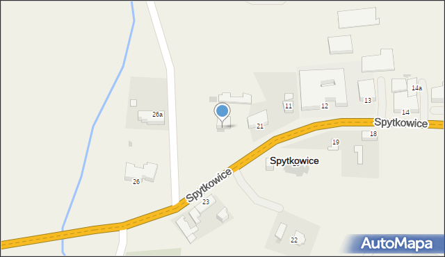 Spytkowice, Spytkowice, 21, mapa Spytkowice