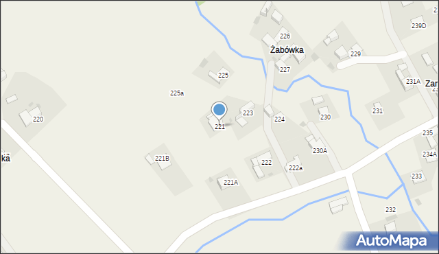 Spytkowice, Spytkowice, 221, mapa Spytkowice