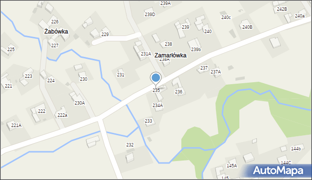 Spytkowice, Spytkowice, 235, mapa Spytkowice