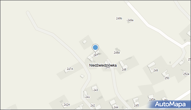 Spytkowice, Spytkowice, 247, mapa Spytkowice