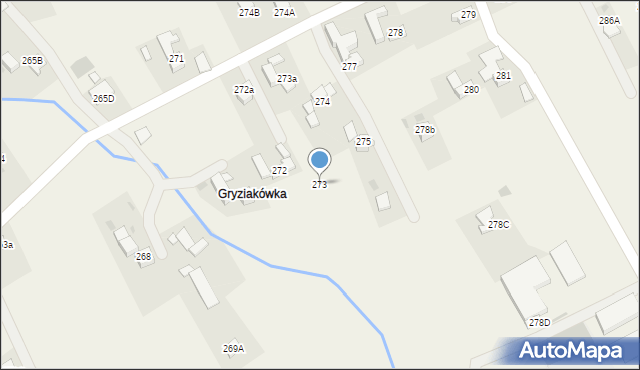 Spytkowice, Spytkowice, 273, mapa Spytkowice