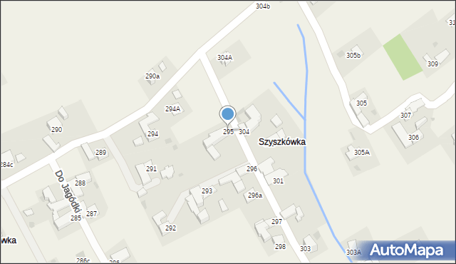 Spytkowice, Spytkowice, 295, mapa Spytkowice