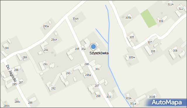 Spytkowice, Spytkowice, 302, mapa Spytkowice