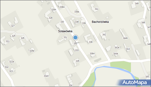 Spytkowice, Spytkowice, 332, mapa Spytkowice