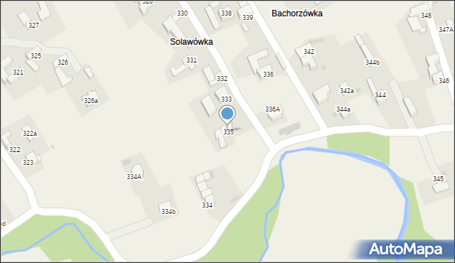 Spytkowice, Spytkowice, 335, mapa Spytkowice