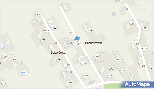 Spytkowice, Spytkowice, 339, mapa Spytkowice