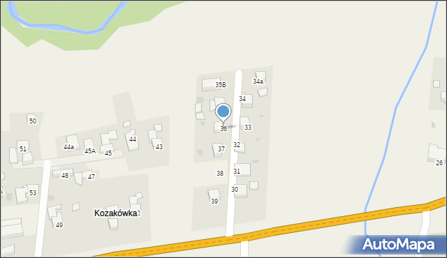 Spytkowice, Spytkowice, 36, mapa Spytkowice