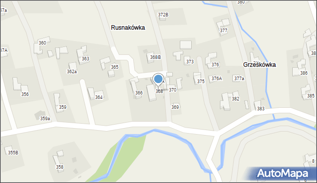 Spytkowice, Spytkowice, 368, mapa Spytkowice