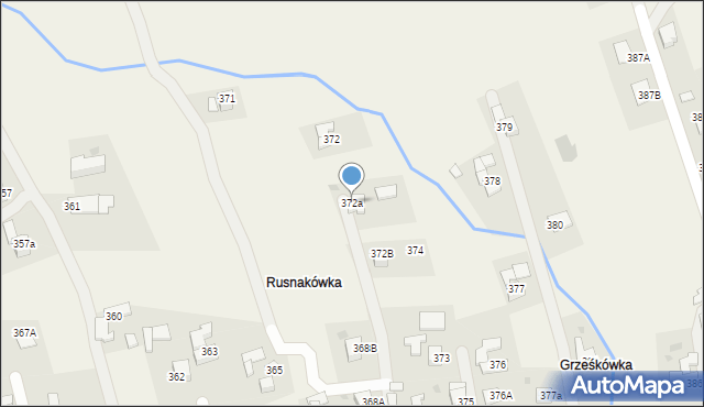 Spytkowice, Spytkowice, 372a, mapa Spytkowice