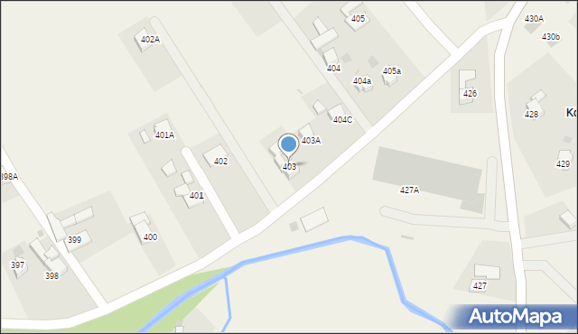 Spytkowice, Spytkowice, 403, mapa Spytkowice