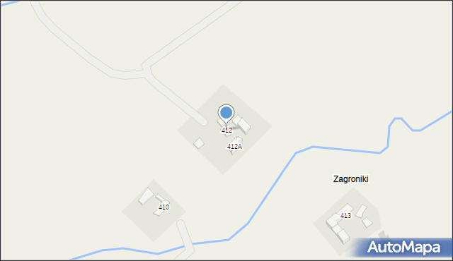 Spytkowice, Spytkowice, 412, mapa Spytkowice