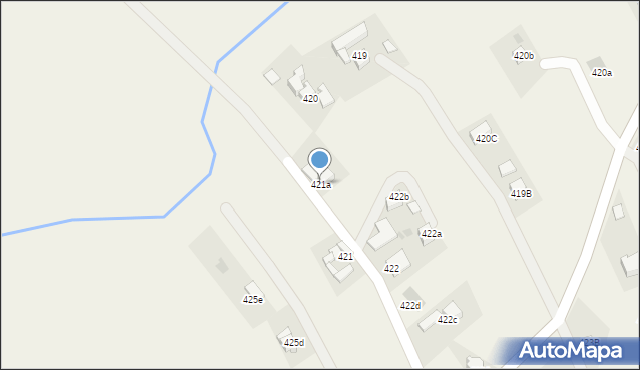 Spytkowice, Spytkowice, 421a, mapa Spytkowice