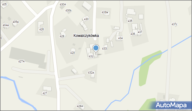 Spytkowice, Spytkowice, 432, mapa Spytkowice