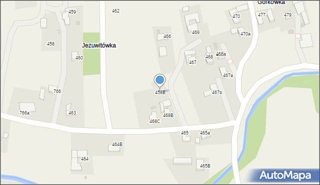 Spytkowice, Spytkowice, 458B, mapa Spytkowice