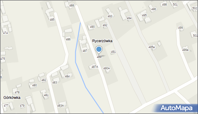 Spytkowice, Spytkowice, 489, mapa Spytkowice