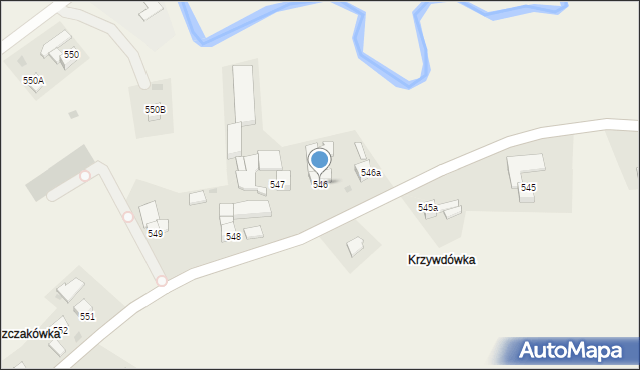 Spytkowice, Spytkowice, 546, mapa Spytkowice