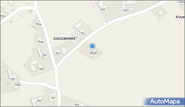 Spytkowice, Spytkowice, 552A, mapa Spytkowice