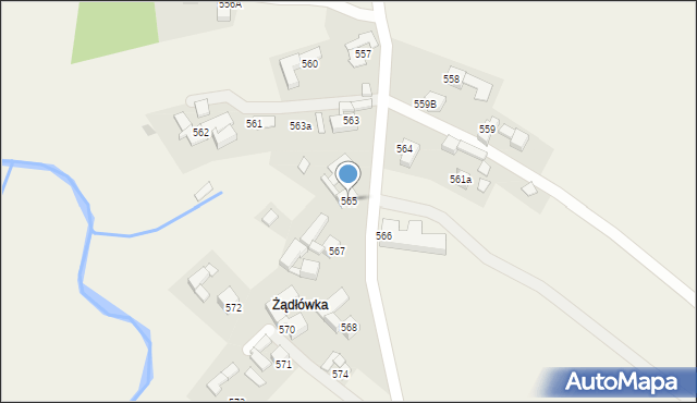 Spytkowice, Spytkowice, 565, mapa Spytkowice