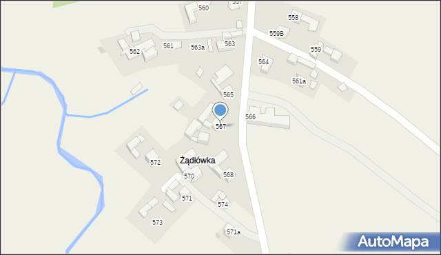 Spytkowice, Spytkowice, 567, mapa Spytkowice