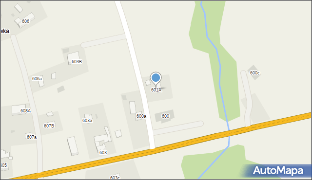Spytkowice, Spytkowice, 601A, mapa Spytkowice