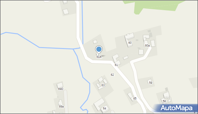 Spytkowice, Spytkowice, 61A, mapa Spytkowice